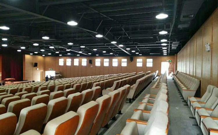 山東淄博報告廳防火木質吸音板聲學工程