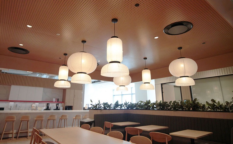 安徽宣城茶水間穿孔吸音板聲學(xué)工程