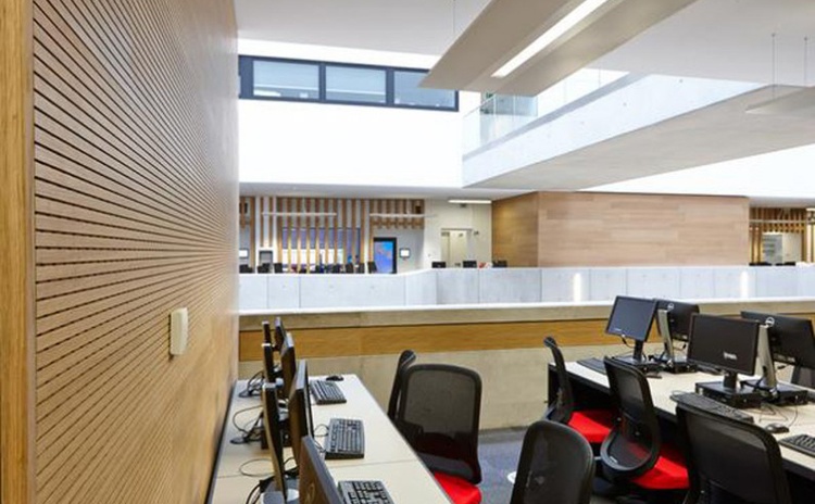 湖南益陽計(jì)算機(jī)機(jī)房防火吸音板聲學(xué)工程