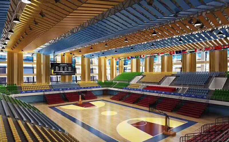 四川內(nèi)江體育館空間吸聲體聲學工程