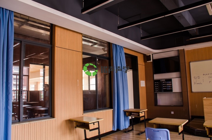 學校聲學設計-槽木吸音板4